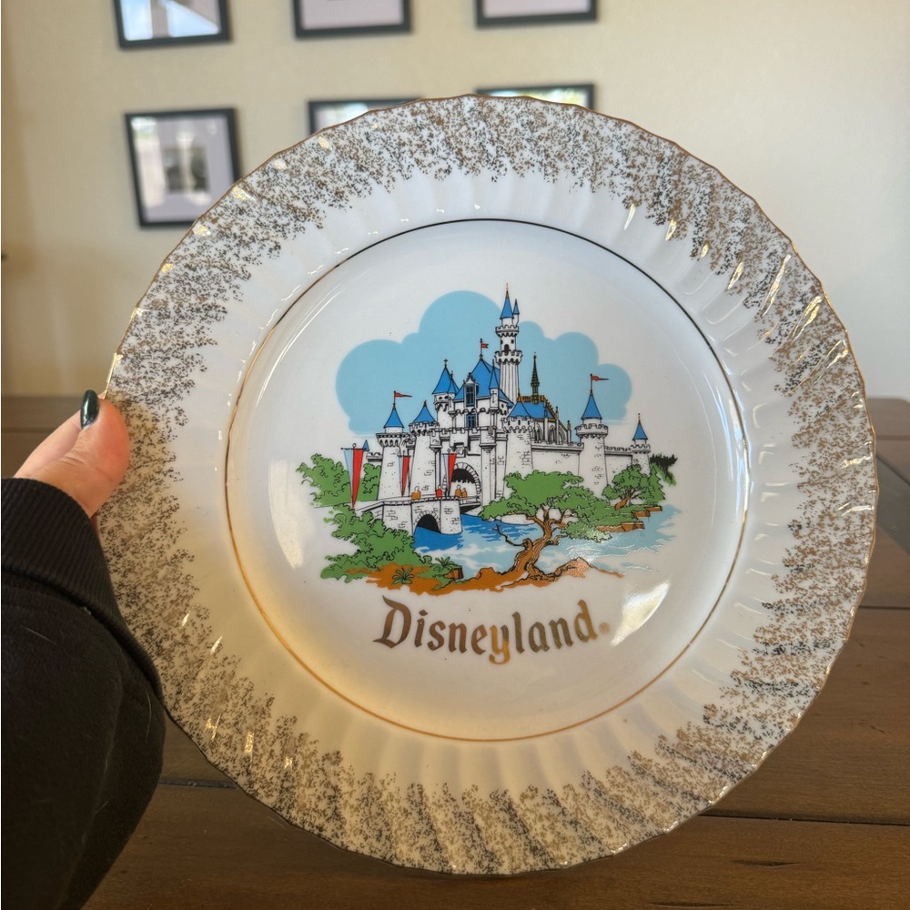 Disney Japan antique souvenir plate